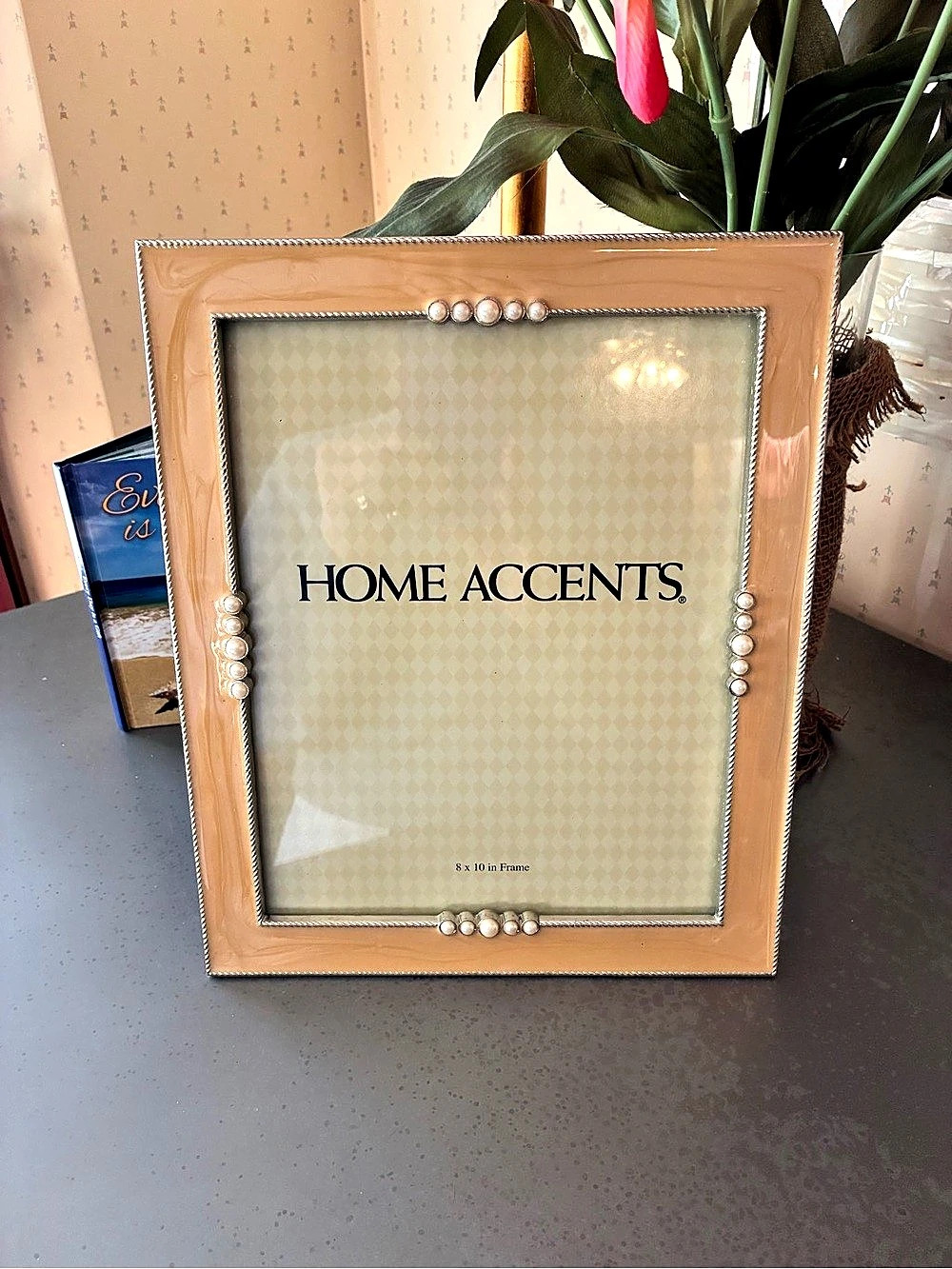 Home Accents 8x10 Decorative Picture Frame, no box. Great for WEDDING photo!